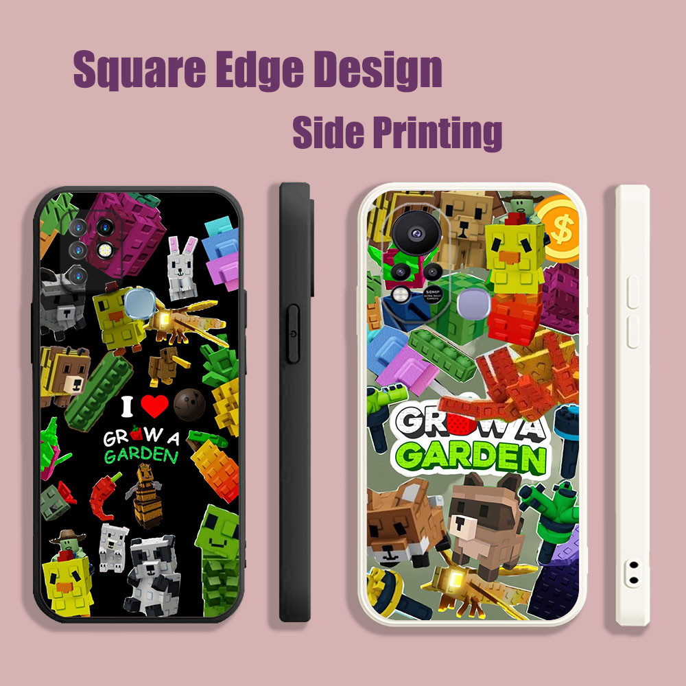 ปลอกสําหรับ Huawei Y6P Y7 Y7A Y6 Pro Honor 50 Lite 2019 Grow a Garden Video game FXX06 เคสโทรศัพท์ขอ