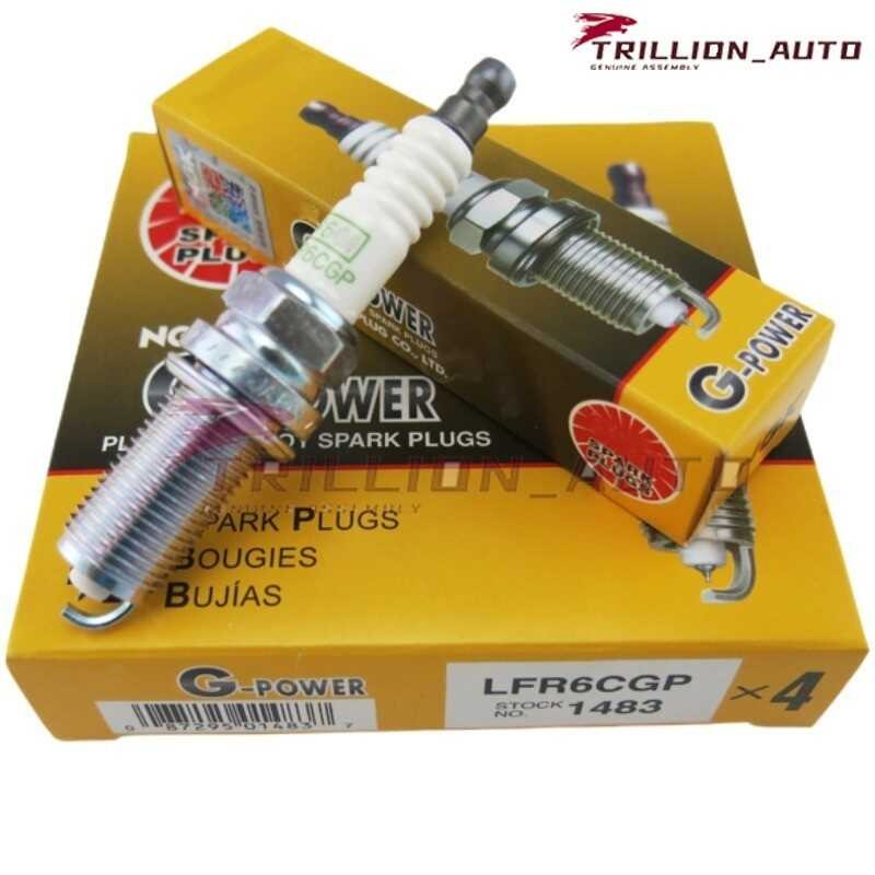 หัวเทียน NGK LFR6CGP สําหรับ Toyota Innova Fortune Hiace LandInnova Hi Camry 4 ชิ้น