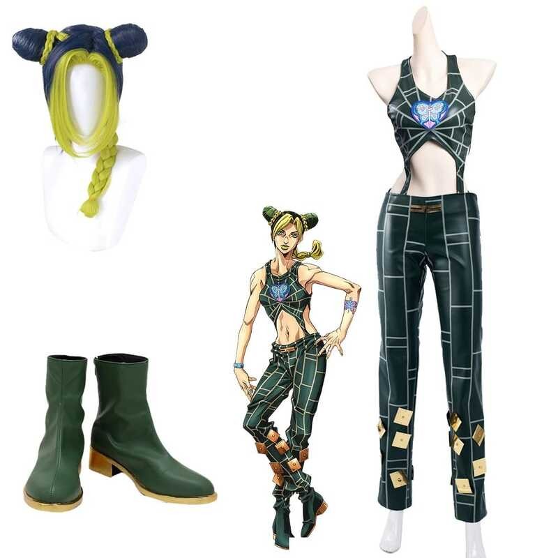 ชุดคอสเพลย์ Jolyne Cujoh จาก JoJo's Bizarre Adventure แบบท็อบ