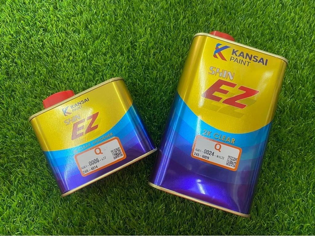 KANSAI Alesco 2K CLEAR FAST DRY CLEAR Q ( A381-0024 ) & HARDENER/2K CAR CLEAR