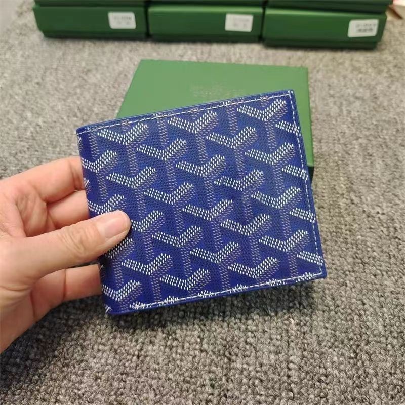 Goyard 2024 กระเป๋าสตางค์ผู้ชายและผู้หญิงใหม่พร้อมช่องใส่การ์ดหลายช่องกระเป๋าสตางค์ขายดีพิมพ์กระเป๋า