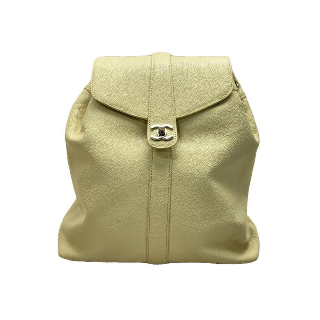 CHANEL Backpack Caviar Vintage Beige Direct from Japan Secondhand