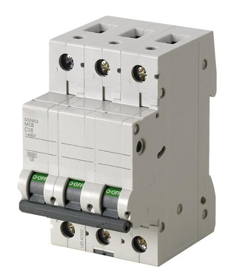 HB 5SN63108CN 5SN เบรกเกอร์ขนาดเล็ก 400V 6kA 3 ขั้ว D 10A