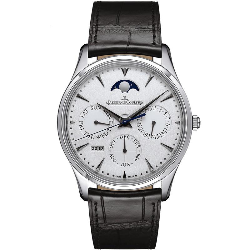 Jaeger & LeCoultre18K Platinum Perpetual Calendar Automatic Mechanical Watch Male1303520