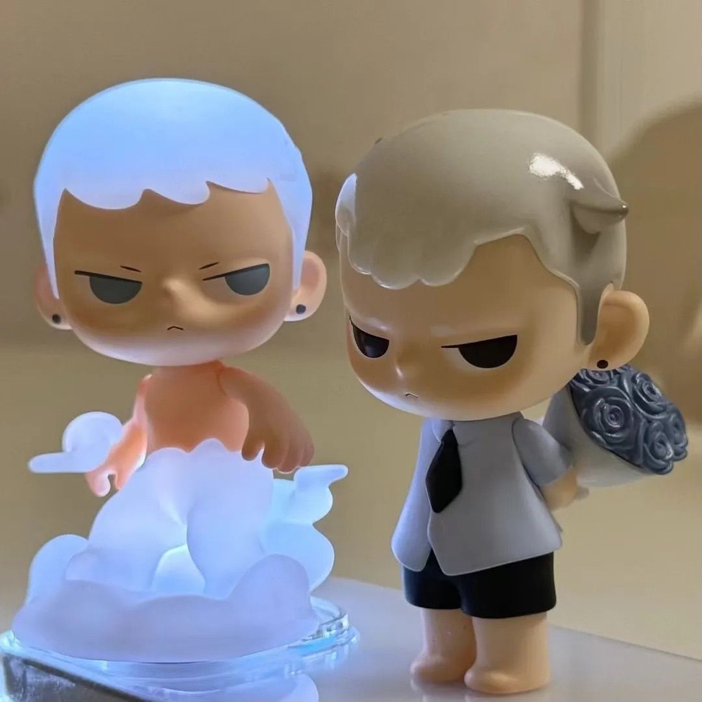 POPMART KUBO Breathing Sensor Series กล่องตาบอดของเล่นน่ารักของขวัญเครื่องประดับตัวเลข