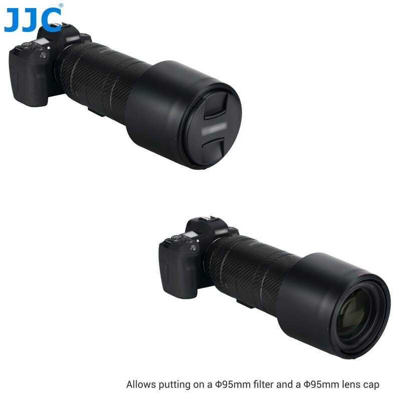 Δ ฝาครอบเลนส์กล้องสองด้าน JJC เข้ากันได้กับเลนส์ RF 80
