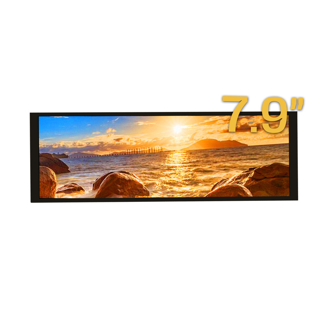 7.9-inch strip display module LCD IPS display screen with fish screen, long strip high-definition sc