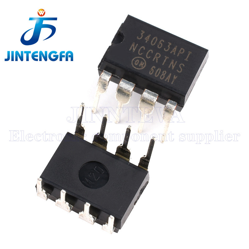 10PCS MC34063 MC34063A MC34063API 34063 DIP-8 ชิปใหม่ขายส่ง