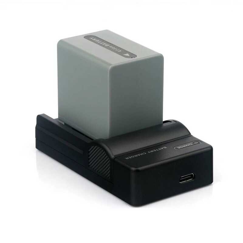 ▥ สําหรับ Sony Np-Fp90 2640Mah Li-Ion ความจุสูงแบตเตอรี่/เครื่องชาร์จใช้งานร่วมกับ Dcr-Dvd404e