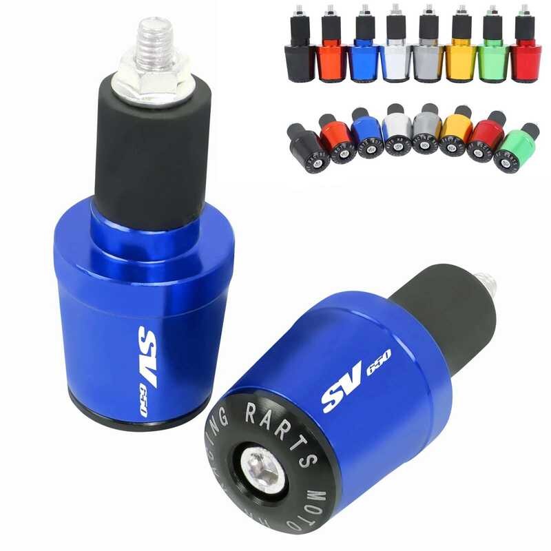 SV สำหรับ 650 SV650 SV650X SV650S 7/8" 22MM ปลอกแฮนด์มอเตอร์ไซค์สากล ปลอกปลายแฮนด์ อุปกรณ์เสริม 7/8"