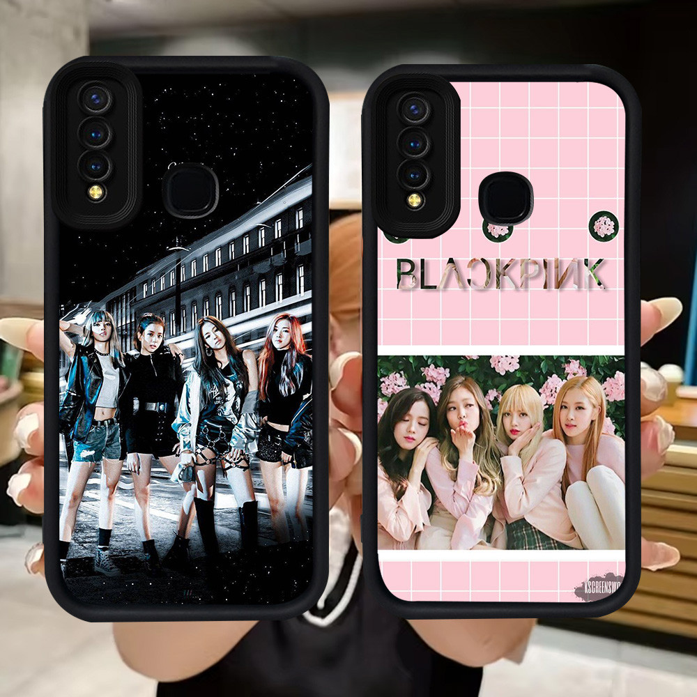 Q70 BLACKPINK ปลอกอ่อนสําหรับ VIVO Y30 Y50 Y19 V9 Y95 Y93 Y12 Y91 Y30i Y15 Y17 Z1 Pro Y91C