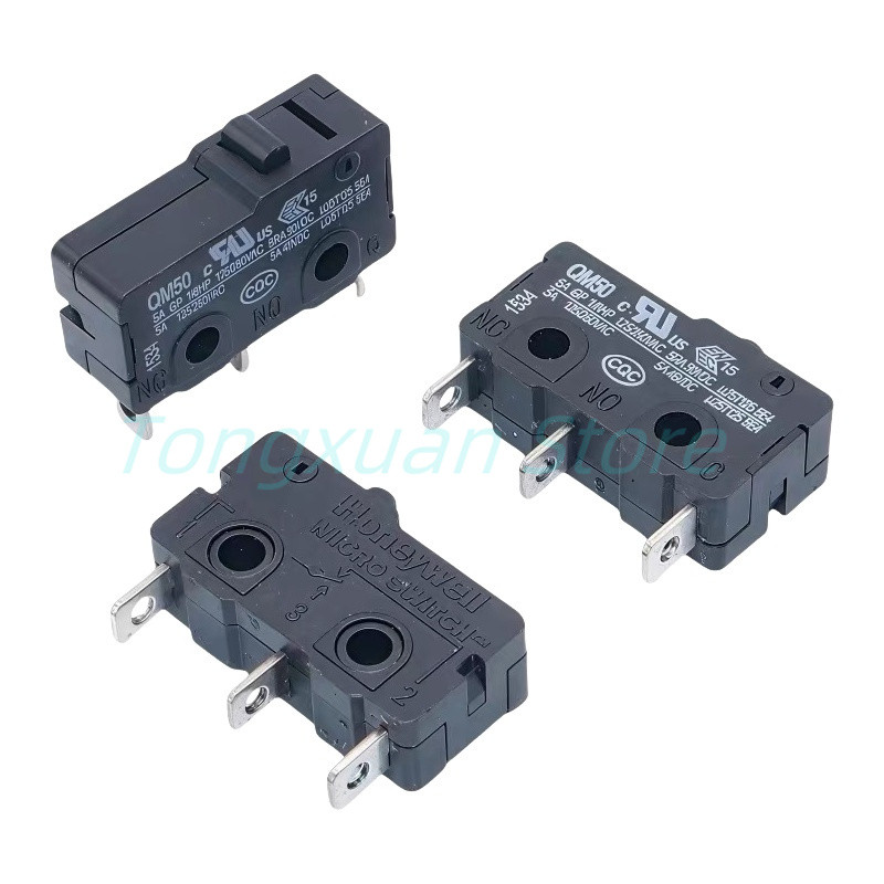 1 PC QM50 Micro Switch 5A 125/250VAC 3Pins NC NO C Travel Limit Switch Quick Action Switch
