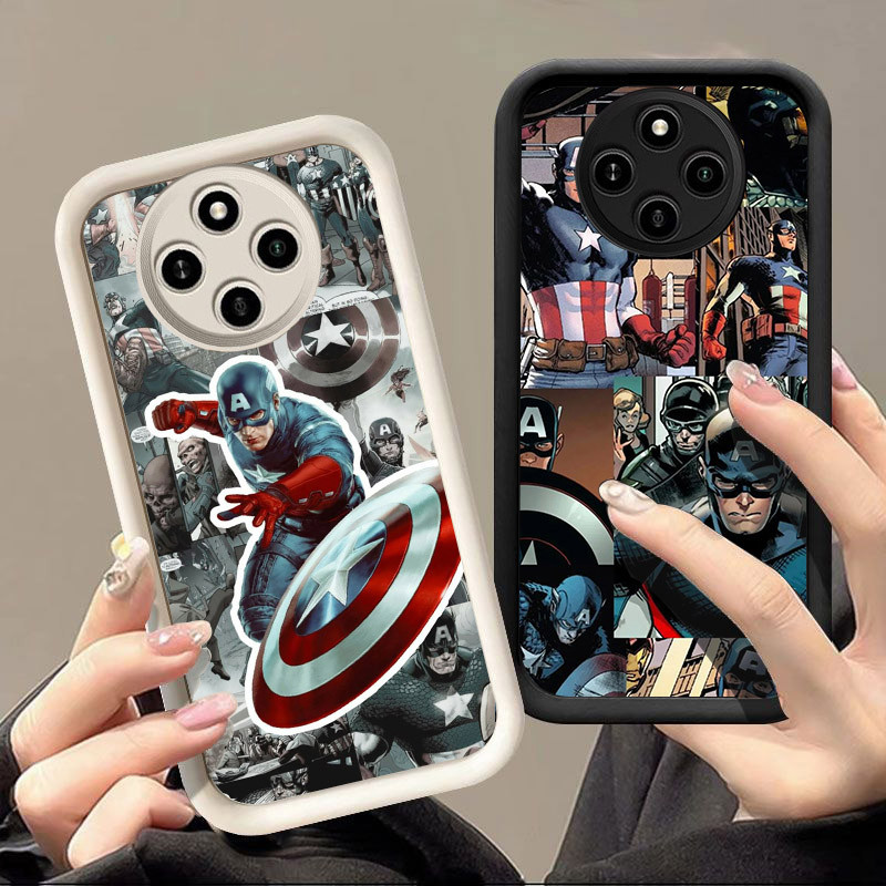 Y5 ปลอกกัปตันอเมริกาสําหรับ Xiaomi Redmi Poco C75 A3 14C A3X C61 X3 Pro