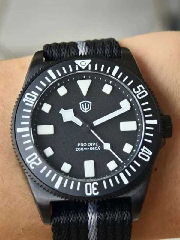 Watchdives นาฬิกาดำน้ำ EXD Titanium Diver Watch VH31 กลไกวินาทีแบบกวาด คริสตัลแซฟไฟร์ เรืองแสง กันน้