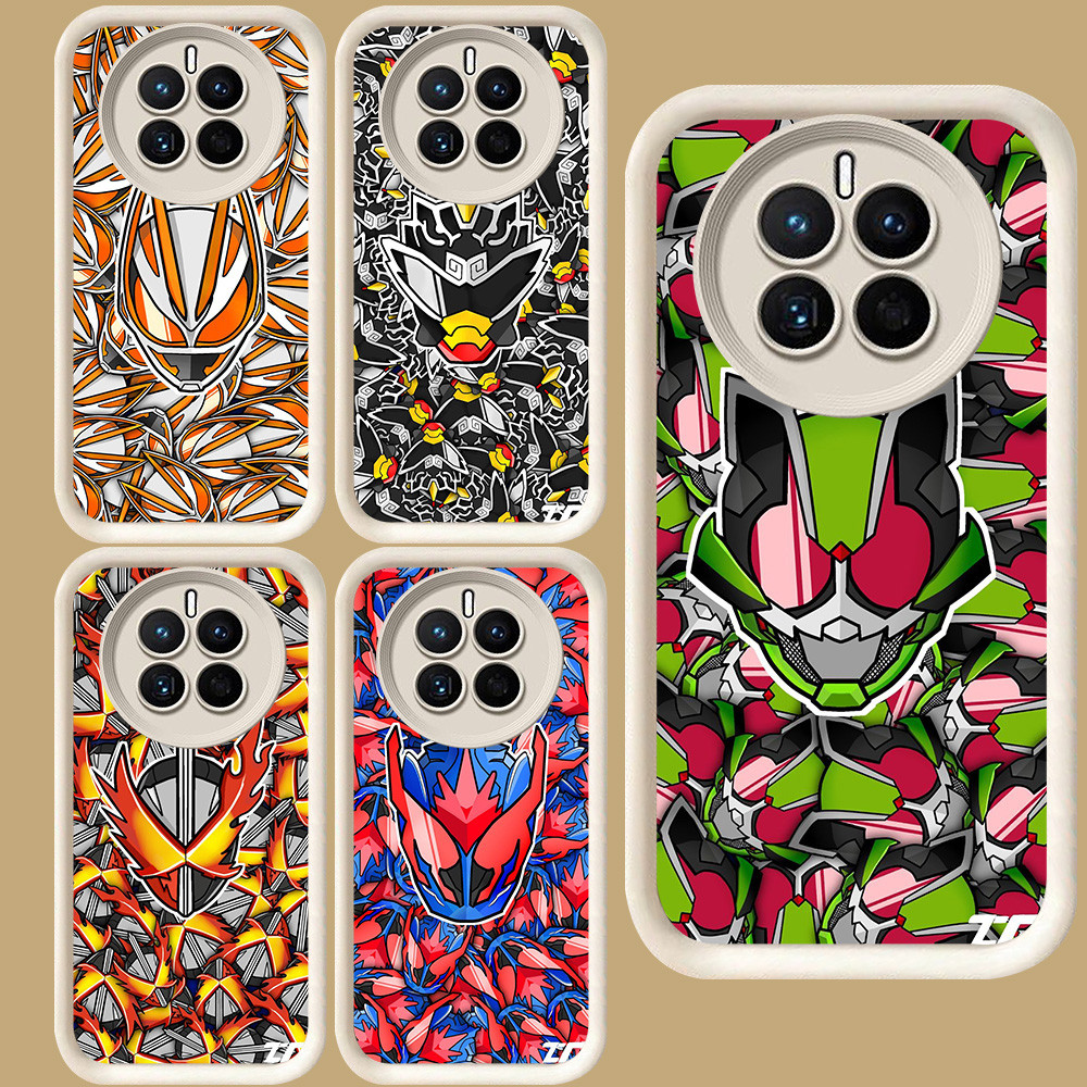 R96 Kamen Rider Casing สําหรับ Realme Narzo 70 12 13 N65 12X Plus Pro Lite 5G สีขาว