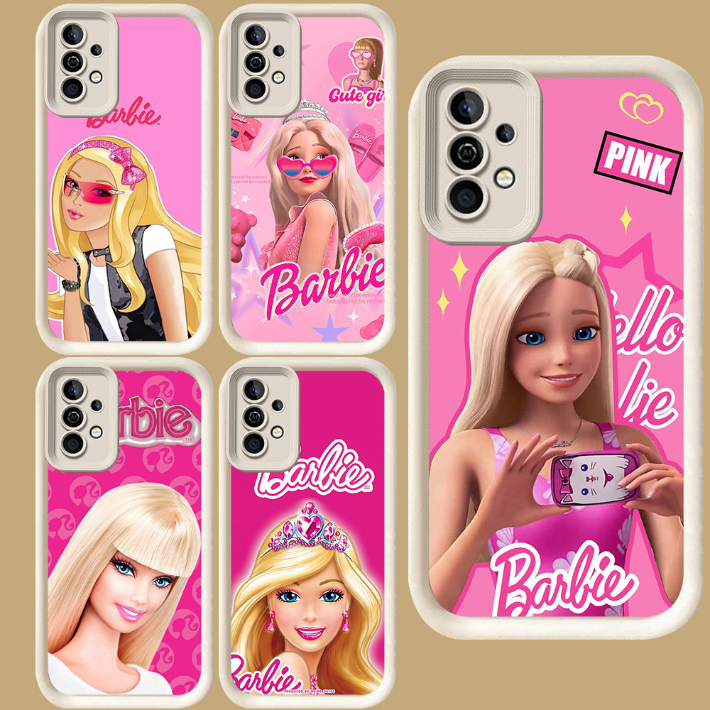 R27 Barbie Girl Casing สําหรับ Samsung A15 A56 A05S A14 A16 A35 A55 A25 A24 A34 A54 A36 A04s S25 Ult