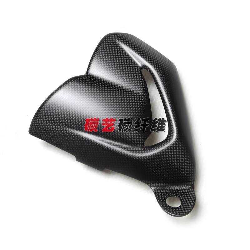 เหมาะสําหรับ Agusta MV Agusta burte 1000 คาร์บอนไฟเบอร์ฝาครอบท่อไอเสียซ้าย