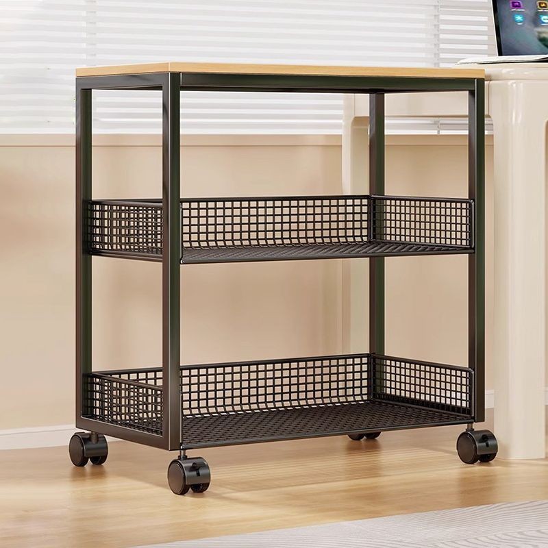 ร้อน!! ชั้นเก็บเครื่องพิมพ์ Office Floor-stand Home Mobile Wheel Multi-function Storage And Finishing Shelf Multi-lay