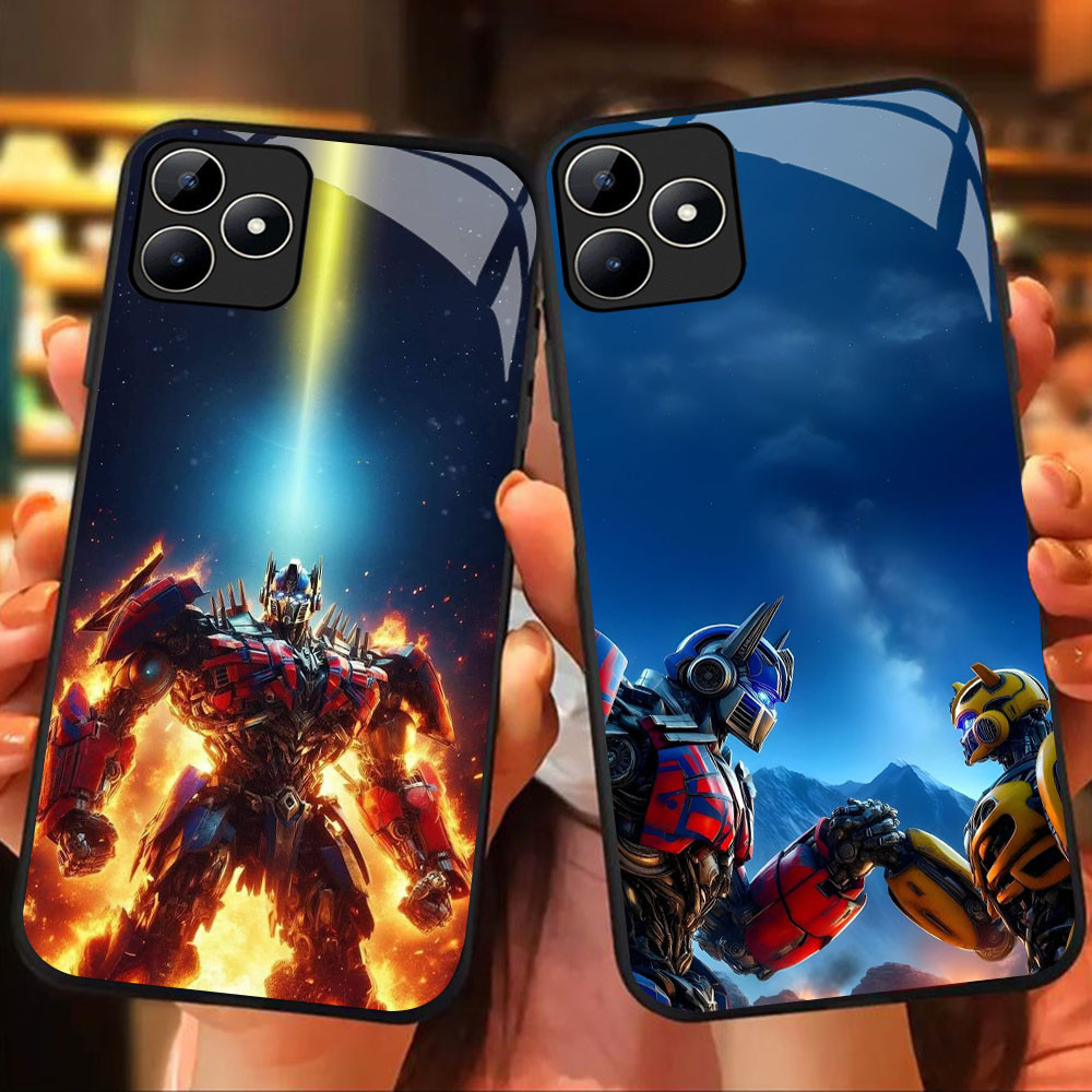 MK-102 Transformer Liquid HD Glass Casing สําหรับ Realme C53 C31 C35 GT 6 Narzo N53 50A Prime