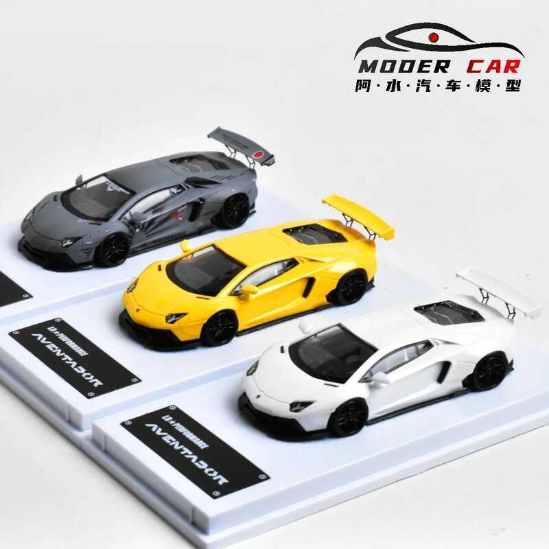 MJ 1:64 Lp700-4 เรซิ่นรถโมเดลdiecast