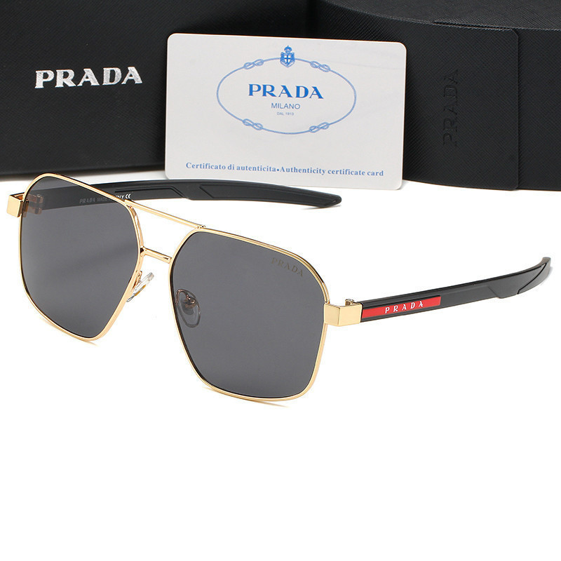 แว่นกันแดดแบรนด์หรู Prada แว่นกันแดด Prada ผู้หญิงและผู้ชาย UV400