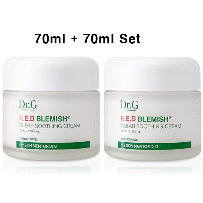 [ Dr.g ] SIZE UP Red Blemish Clear Soothing Cream 70ml + 70ml / Dr.G Soothing Cream / Dr.G Blemish