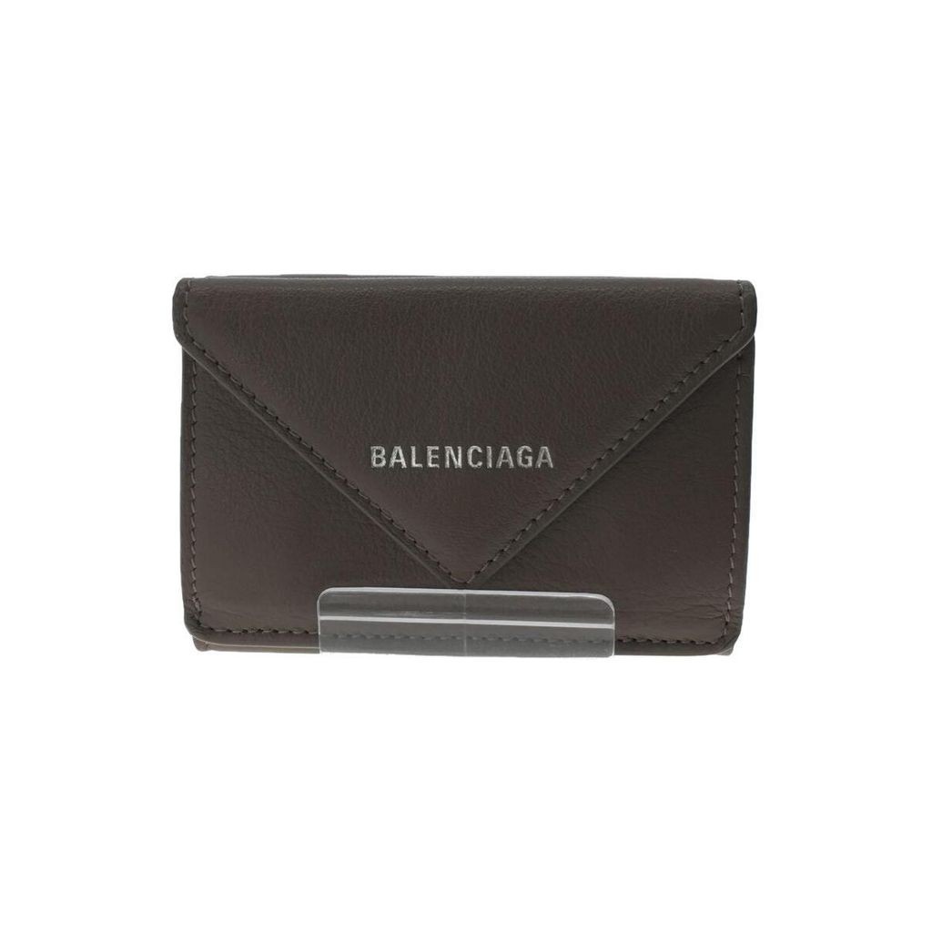 Balenciaga Bi-fold Wallet Papier Mini 391446 หนังส่งตรงจากญี่ปุ่น มือสอง
