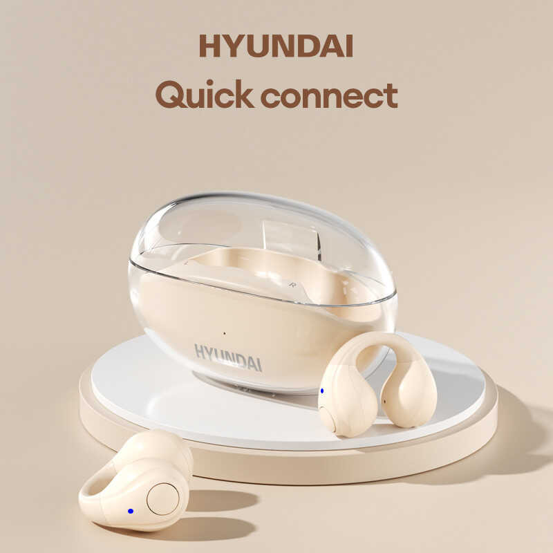 Hyundai Hy-T12หูฟังไร้สาย V5.3บลูทูธไร้สาย TWS ของแท้, หูฟังแบ