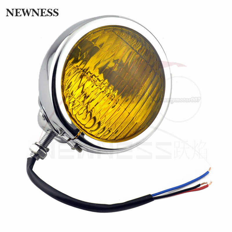 ไฟหน้ารถจักรยานยนต์รถจักรยานยนต์ E73 Vintage Bullet ไฟตัด