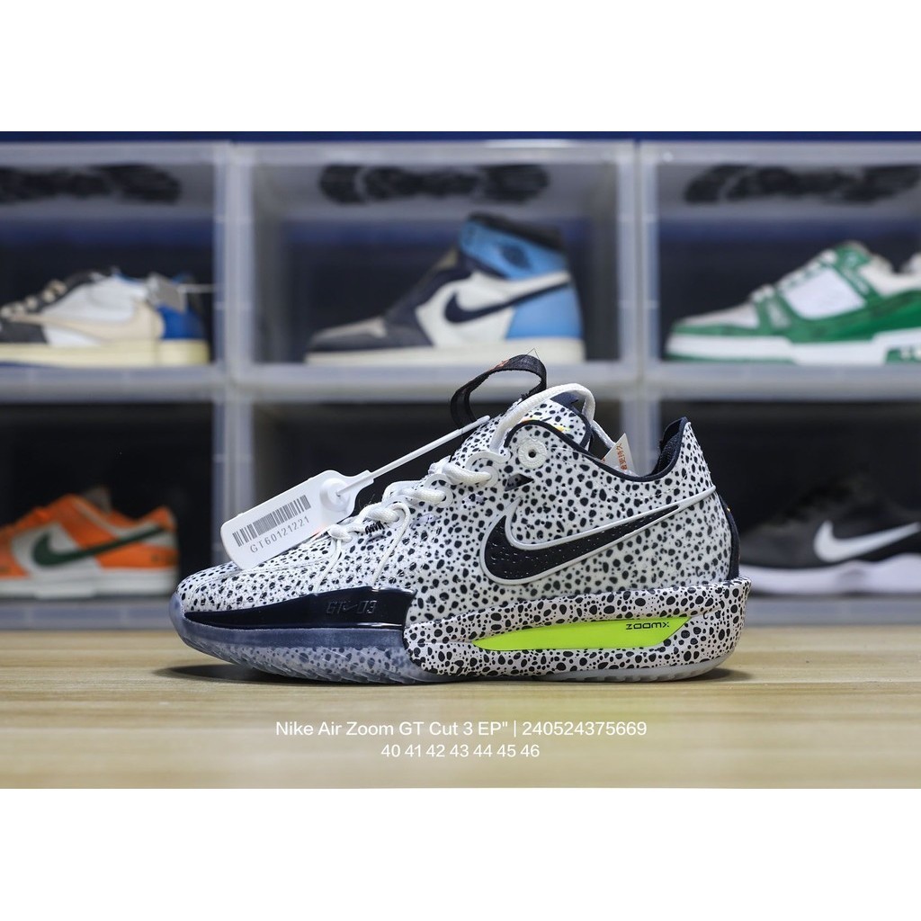 Gt cut 3 EP รองเท้าบาสเก็ตบอลกีฬาลําลองน้ําหนักเบาสําหรับผู้ชาย