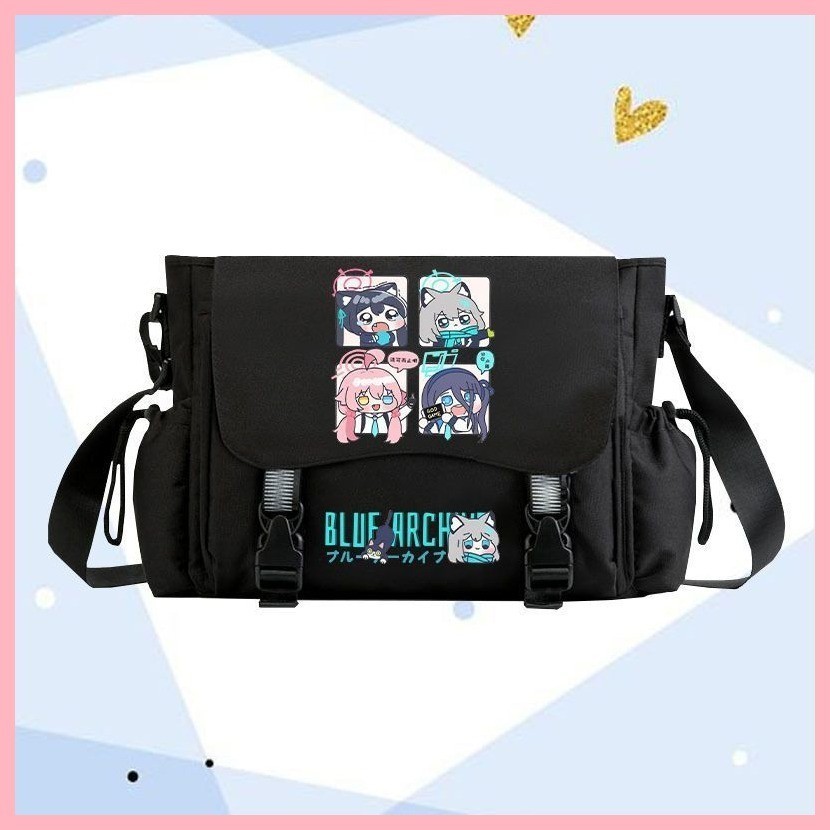 กระเป๋าเป้สะพายหลัง กระเป๋านักเรียน Blue Archive Takanashi Hoshino Sunaokami Shiroko Sorasaki Hina