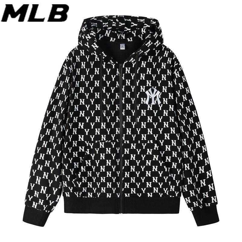 ♞Mlb ของแท้ 100% เสื้อกันหนาว มีฮู้ด ปักลายโลโก้ เรียบง่าย หลากสี คุณภาพสูง สไตล์เรโทร 2023 SDE