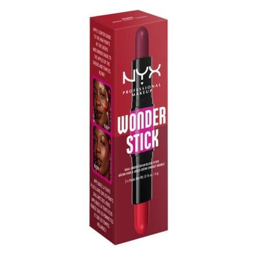 [NYX] Professional Makeup Wonder Stick Cream Blush 4g บลัชออน เนื้อครีม 2 หัว แบบแท่ง
