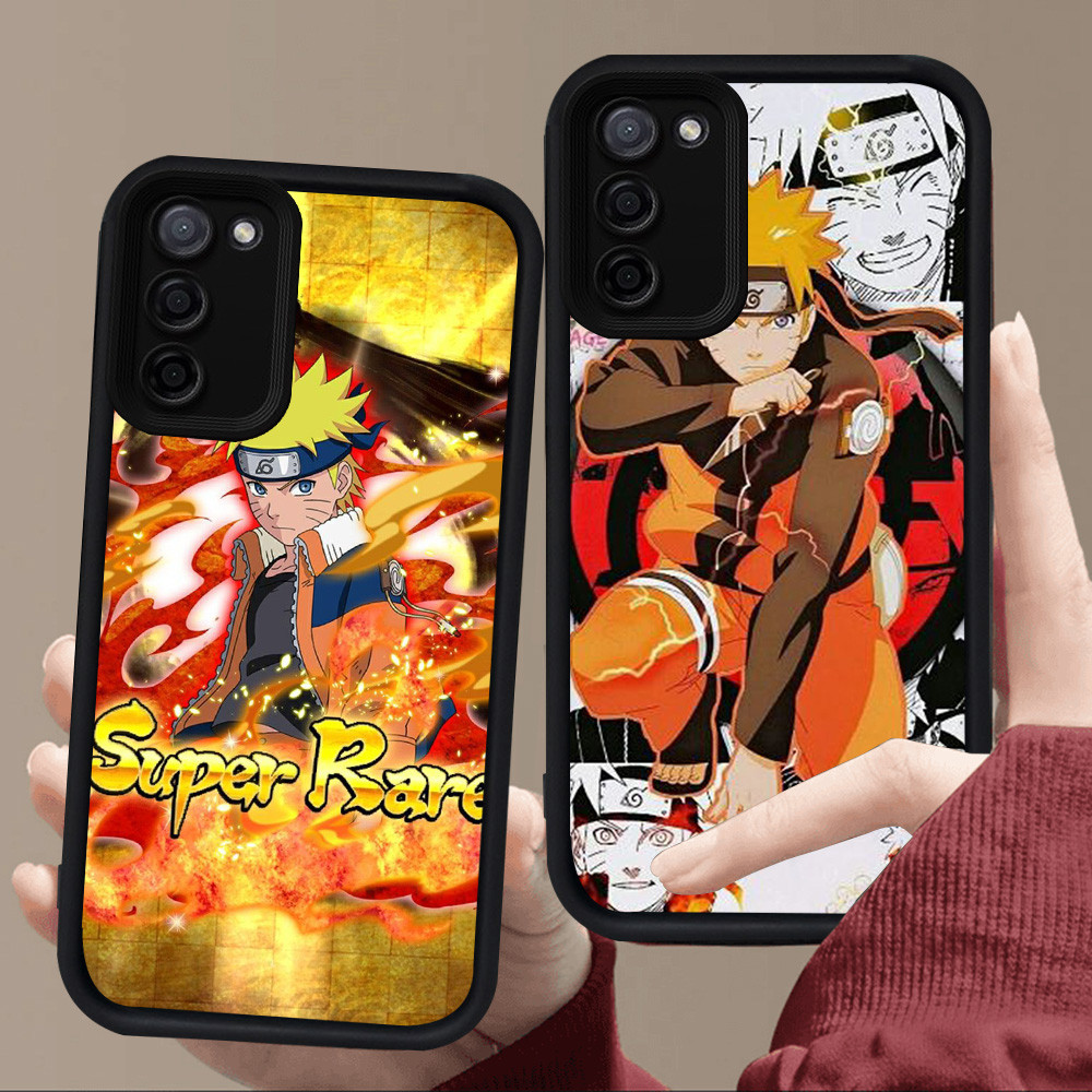 E47 Naruto สําหรับซิลิโคนสีดํา Samsung A51 A71 J6 M02S A02S A02 F02S M02 A03 Core J4 Plus A31 A03S