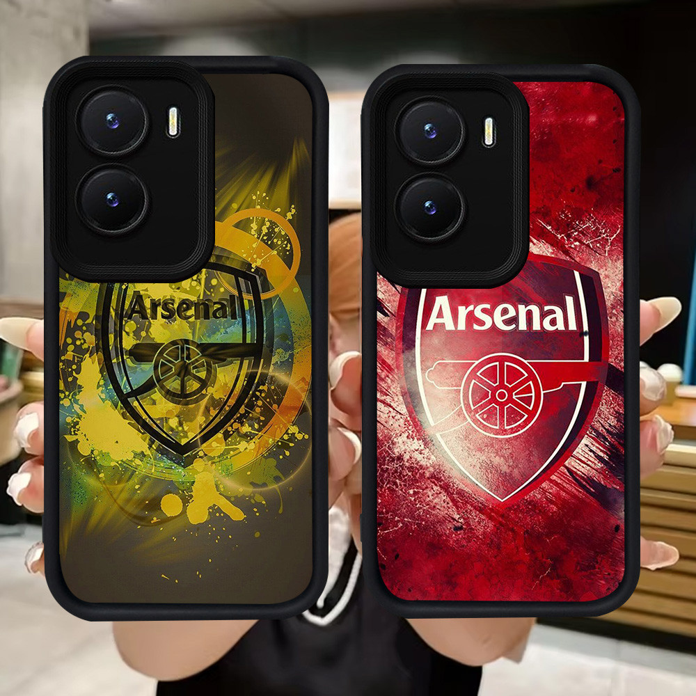 Q125 Arsenal-FC soft Casing สําหรับ VIVO Y35 IQOO Z9X Y01 Y55 Y75 Y56 Y15a Y16 Z9 Y15s Y22s Y22 13 Z