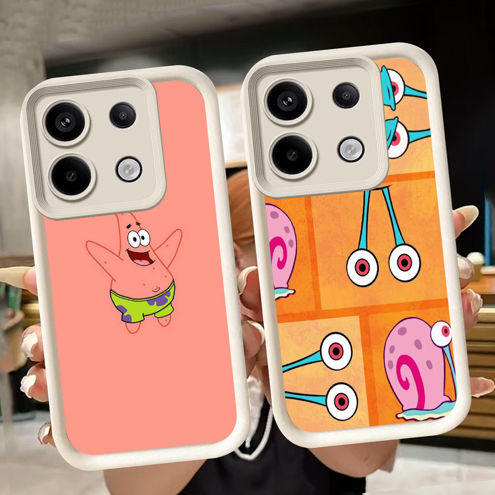 ปลอกอ่อนสําหรับ Xiaomi Redmi 15C 13T POCO M7 M6 X6 Neo หมายเหตุ 13 13C Pro Plus 5G สีขาว Q67 Sponebo