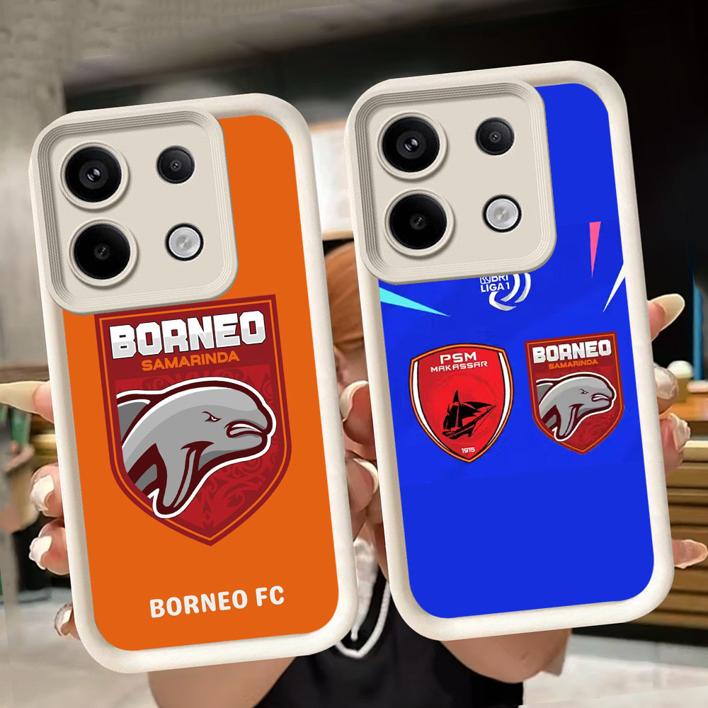 ปลอกอ่อนสําหรับ Xiaomi Redmi 15C 13T POCO M7 M6 X6 Neo Note 13 13C Pro Plus 5G สีขาว Q85 Borneo FC