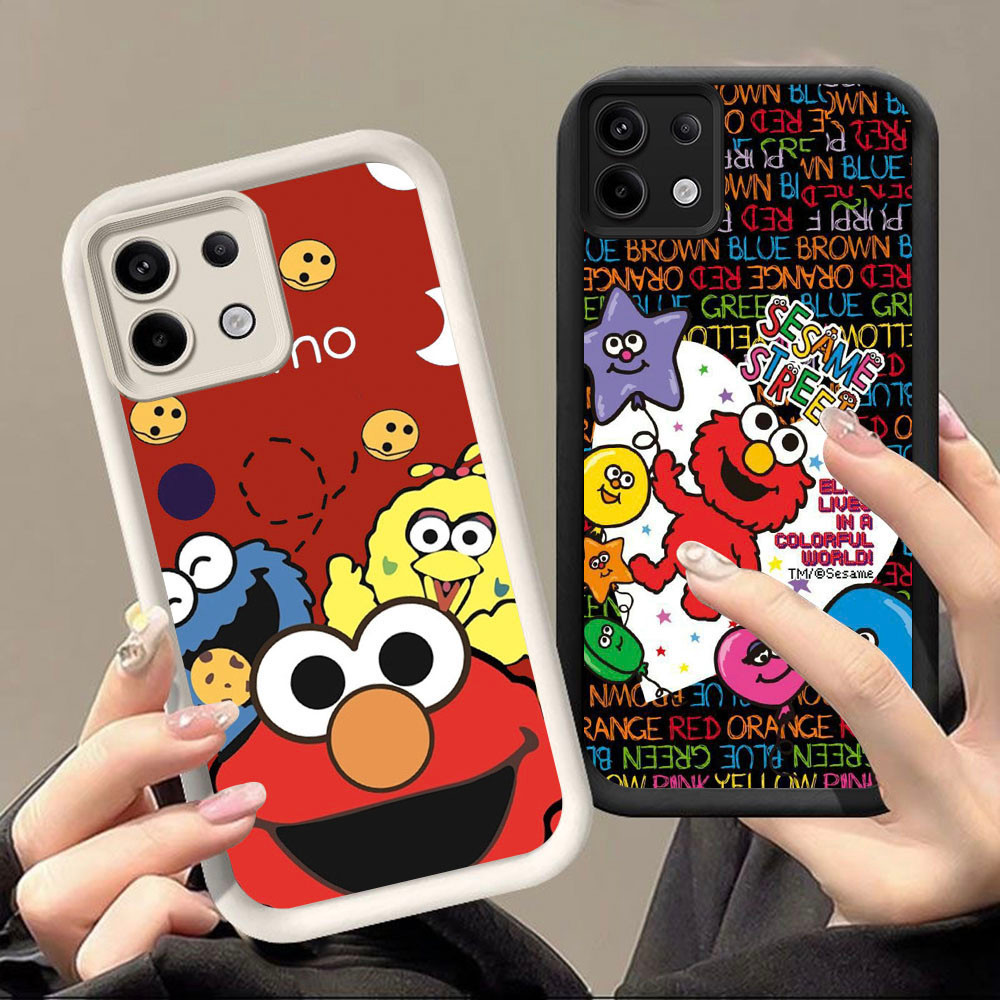 DF-83 Sesame Street Luxury Soft Casing สําหรับ Infinix Note Zero 30 40 40S Pro Plus
