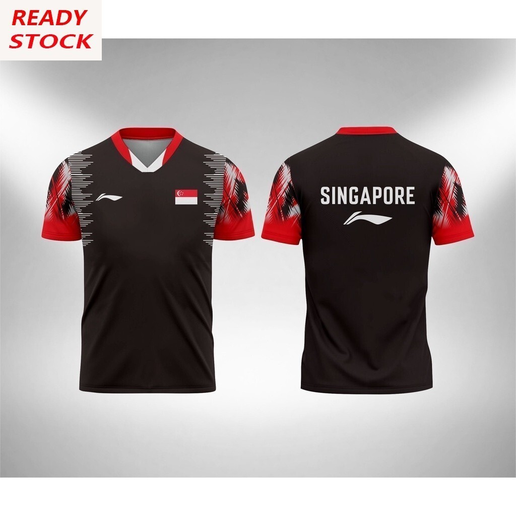 เสื้อกีฬาแบดมินตัน Loh Kean Yew สำหรับSingapore 2025