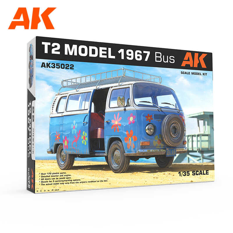 ชุดโมเดล AK SCALE AK35022 1/35 T2 VAN รุ่นปี 1967