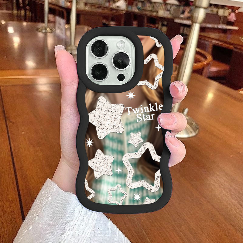 สําหรับ oppo CASE HP Premium Mirror น่ารัก Anti-scratch Softcase เคสกันกระแทก OPPOA15 A16K A17 A3120