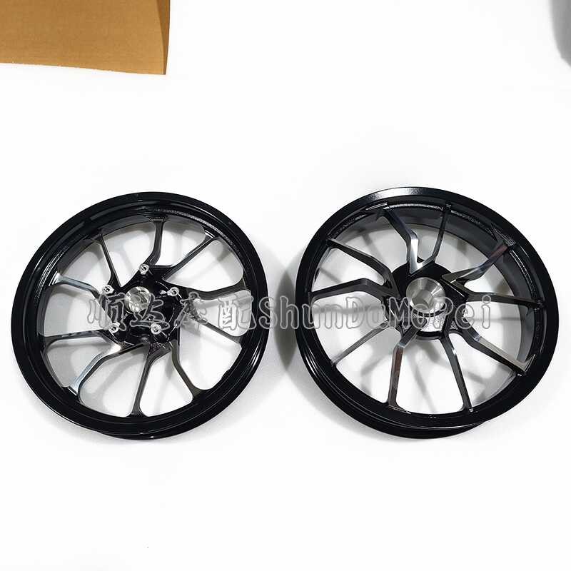 QJ400GS-16D เงิน Jiangsai 450 Hub ขอบด้านหน้าด้านหลัง Race 450AMT ด้านหน้าด้านหลัง Hub ด้านหน้าด้านห