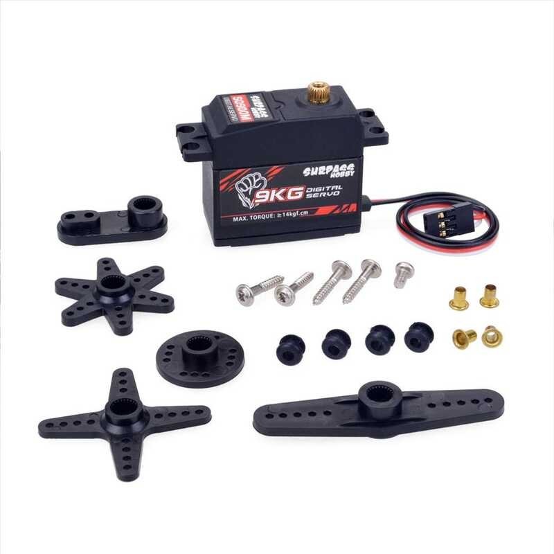 ➧ SURPASS Hobby S0900m โลหะเกียร์เซอร์โว 9Kg ดิจิตอลเซอร์โวสำ