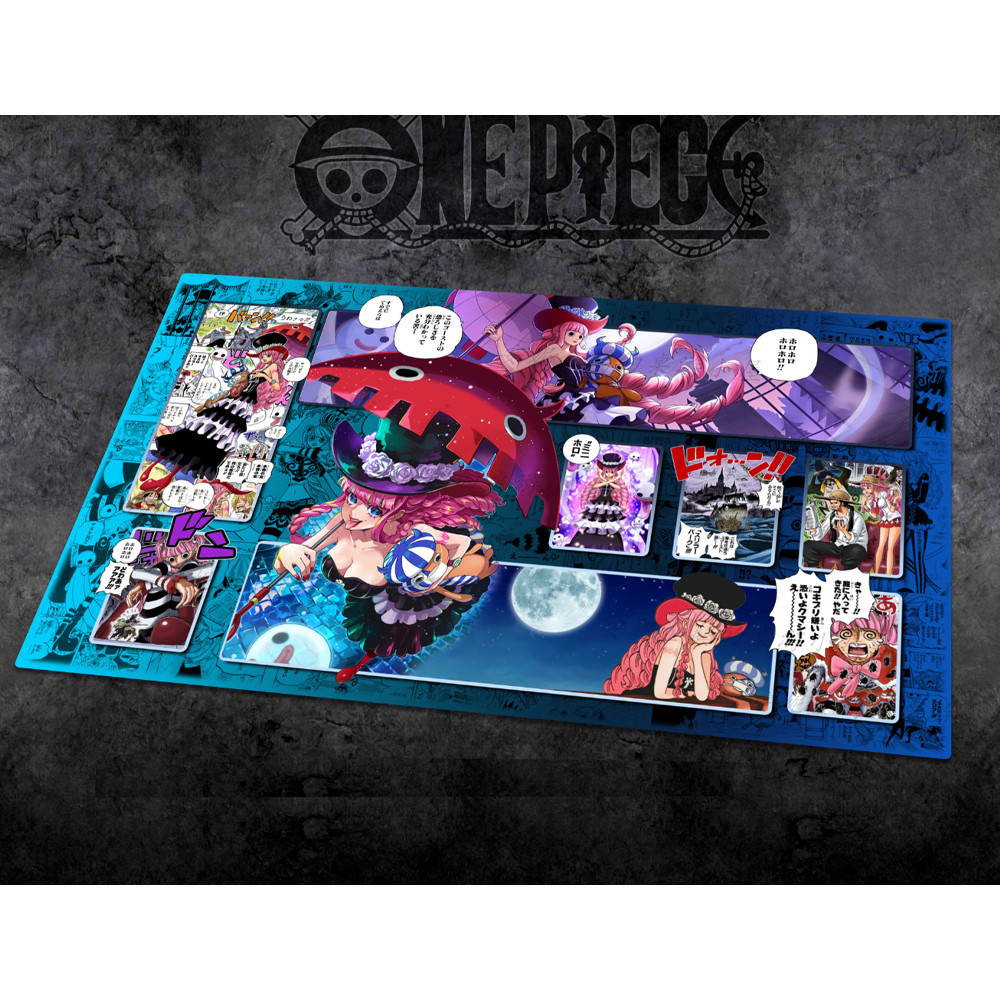 22 รุ่น One Piece เกมเฉพาะการ์ด Mat Battle Against Han Uta Yamato Perona ของเล่นเกมอะนิเมะคอลเลกชันการ์ด