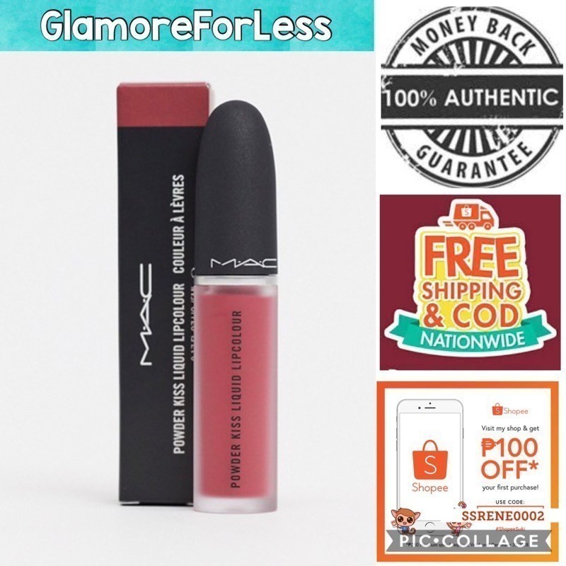 Onhand! Mac Powder Kiss Liquid Lipstick Mull it Over Devoted to Chili Over the Taupe ฯลฯ