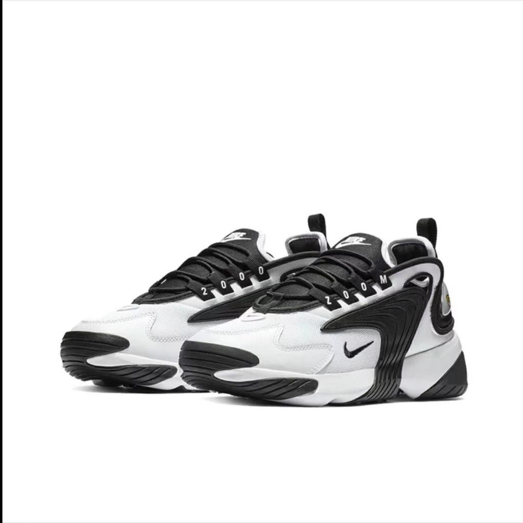 ♞,♘,♙รองเท้า nike ของแท้ 100% Nike Zoom 2K  รองเท้ากีฬา รองเท้าวิ่ง【แพนด้าขาวดำ】AO0269-101