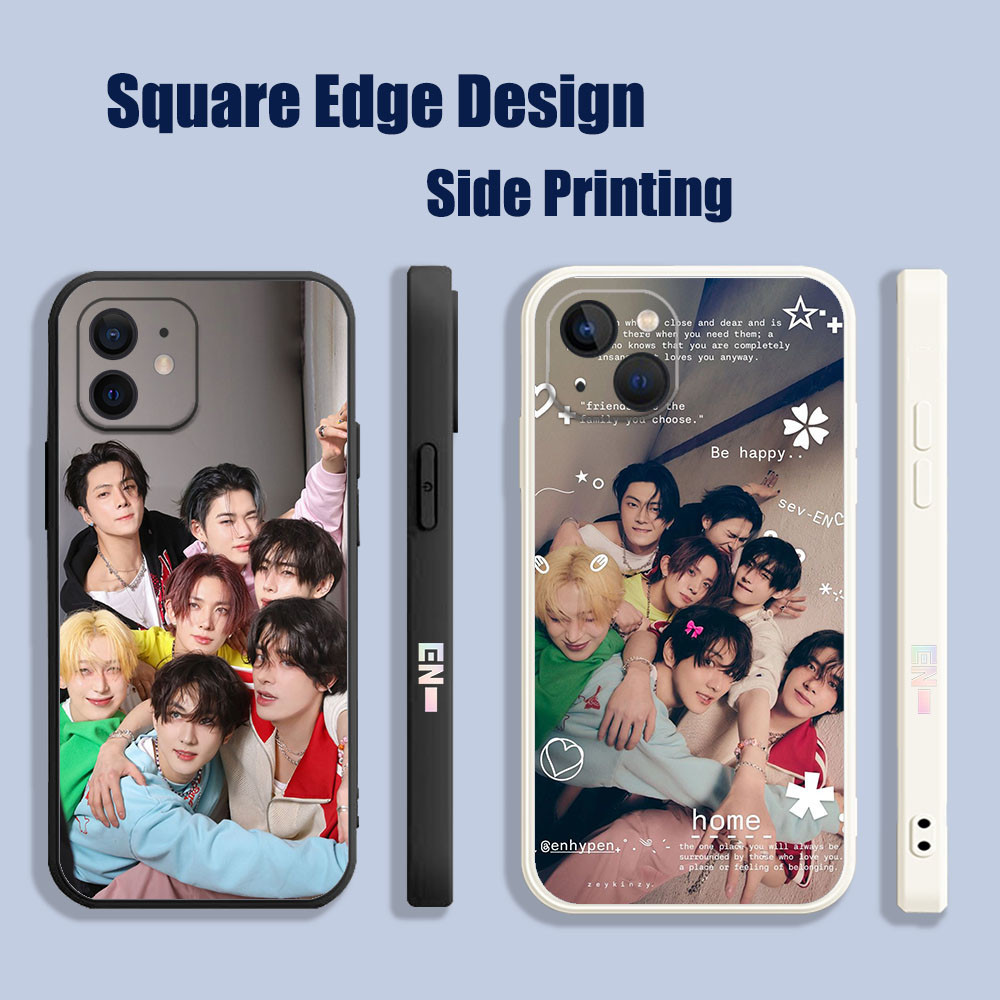 ปลอกสําหรับ infinix Hot 9 Play 10 10S 10i 10Play 11S NFC Enhypen ot7 กลุ่ม kpop ความงาม IGG02 เล่นเค