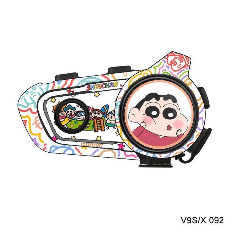 Vimaton V9S/V9X สติกเกอร์ชุดหูฟังบลูทูธตกแต่งป้องกันน่ารักรูปแบบอินเทรนด์สติกเกอร์รอยขีดข่วนไม่มีกาวฟิล์ม