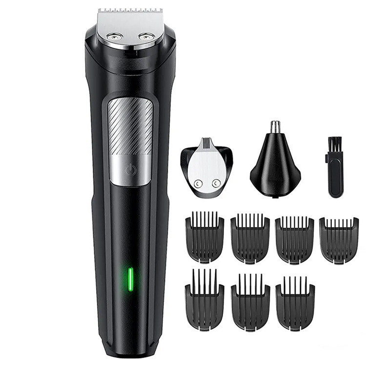Beard Trimmer Hair Clipper สําหรับผู้ชาย, Mens Grooming Kit ไร้สายชาร์จผมและจมูก Trimmer เครื่องโกน