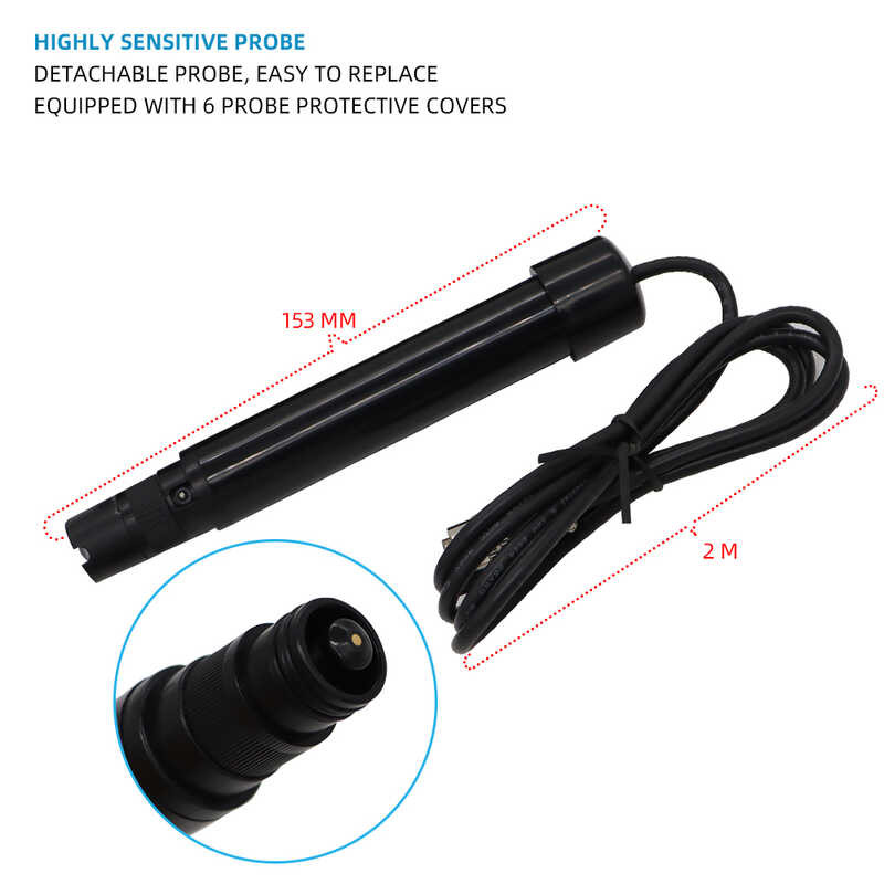 ❤ เครื่องวัดออกซิเจนละลายน้ําแบบดิจิตอล Do9100 เครื่